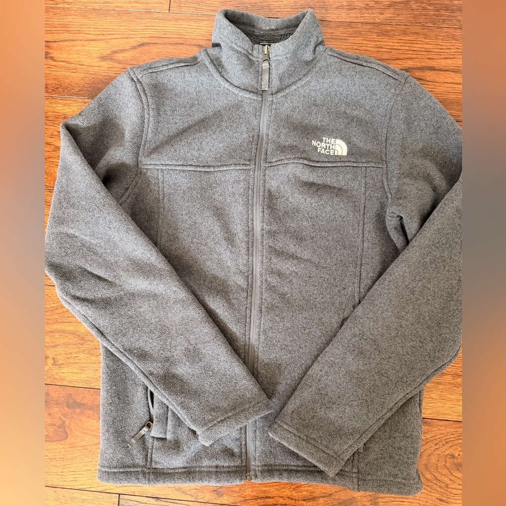 The North Face Charcoal Gray Men’s Plush Fleece Jacket